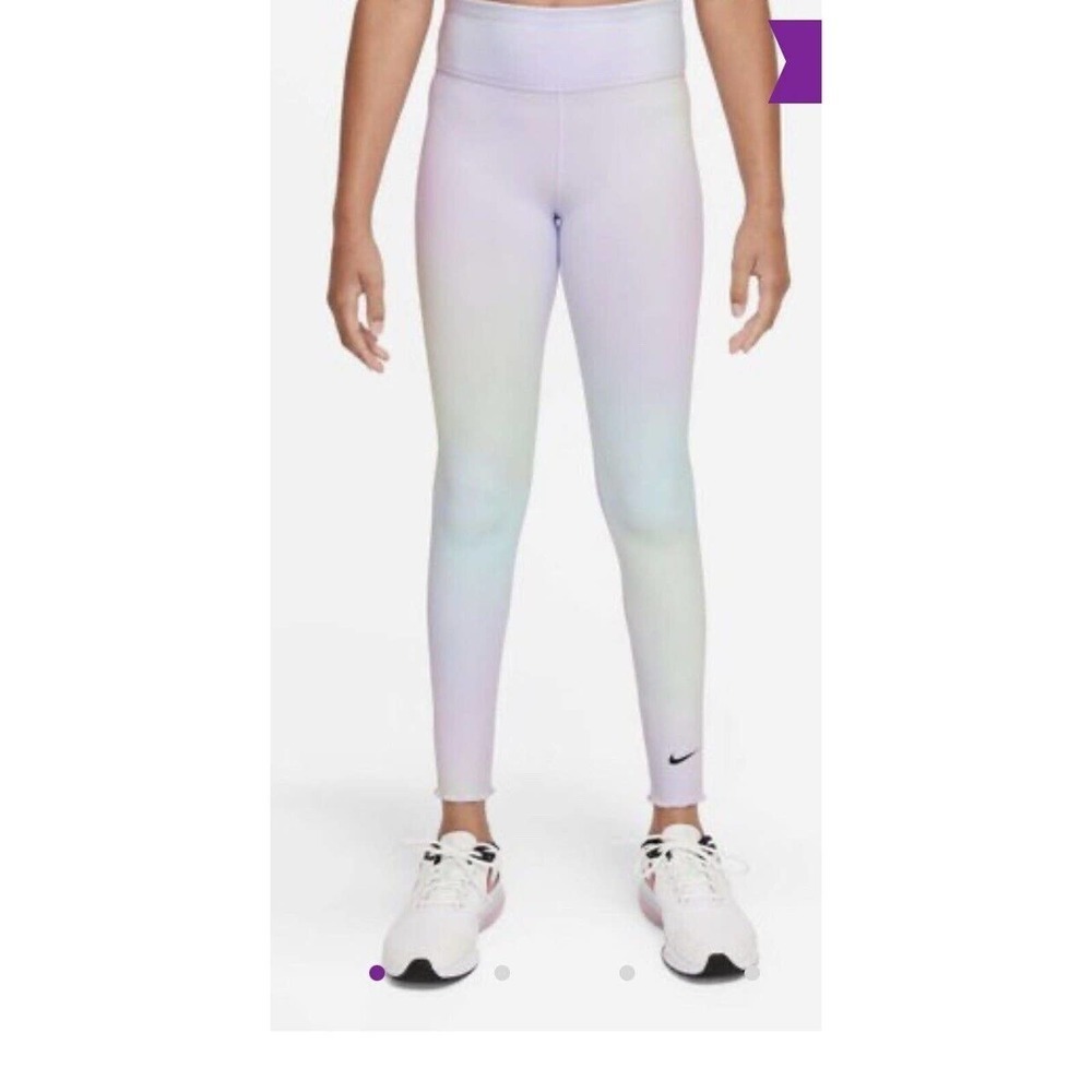 Nike Drift XL Girls Regal Pink Tie Die All Over‎ Print Leggings